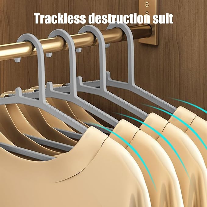 Velvet Hangers 10 Pack Non Slip Shoulders Strong Space Saving Household Clothes - Image 5
