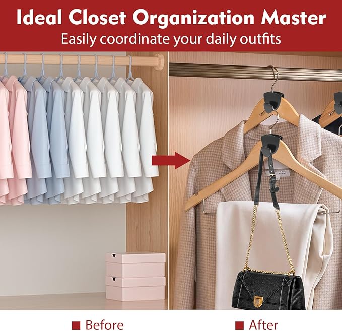 Space Saving Hanger Hooks 70Pcs, Upgrade Heavy Duty Space Saver Hangers - Image 6