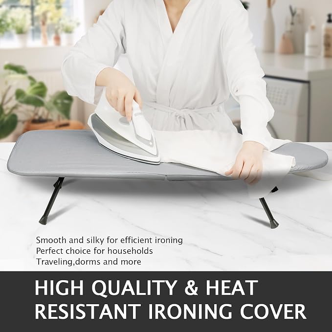 SheeChung Small Ironing Board 12"X32", Mini Ironing Board - Image 4