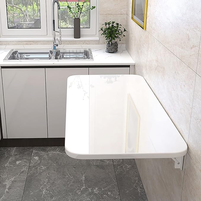 Wall Mounted Folding Table Space Saving Folding Kitchen Table Laundry Folding by OVOPAN