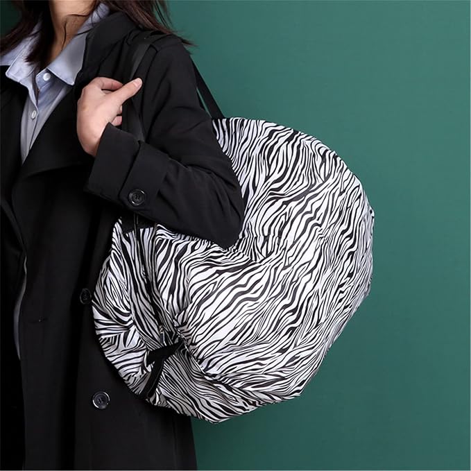 Portable Foldable Shopping Bag Large Capacity Multipurpose Storage Bag Sports - Image 2