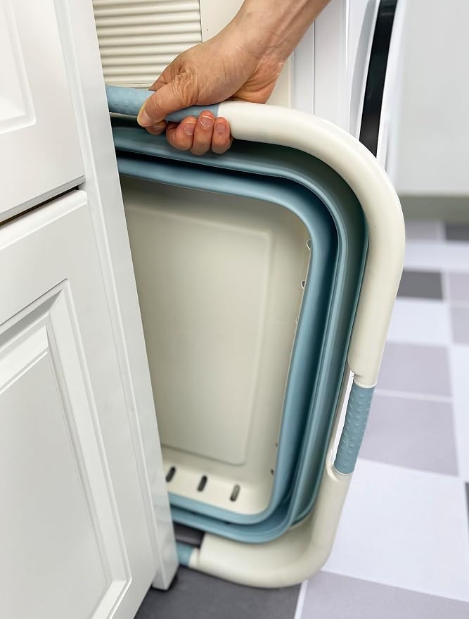 SAMMART 41L Collapsible 3 Handled Laundry Basket - Image 7