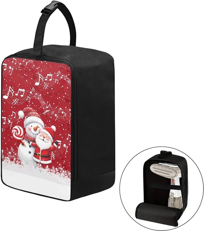 Portable Steamer Iron Storage Bag Santa Claus Snowman Lightweight Travel - Image 2