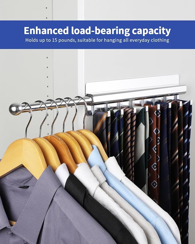 Valet Rod for Closet Pull Out 12IN - Image 3