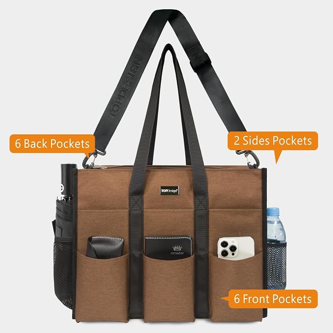 TOPDesign Utility Water Resistant Tote Bag - Image 4