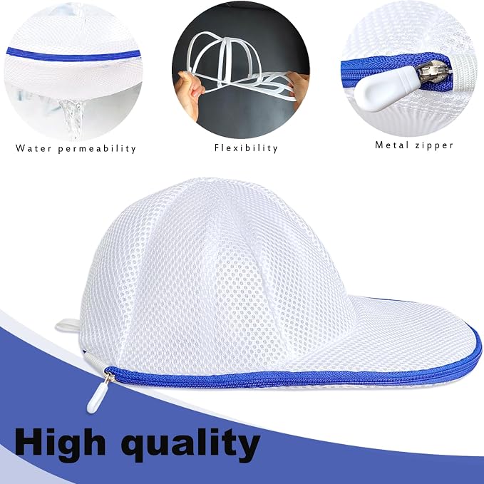 Hat Washer Cage for Washing Machine, Baseball Cap Washing Cage, Hat Cleaner for - Image 3
