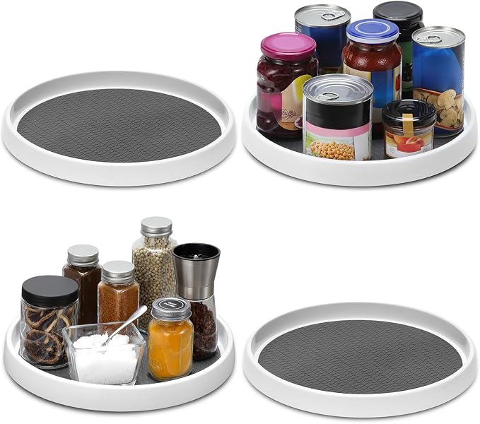 12-Inch Non-Skid Turntable Lazy Susan Organizer - Image 8
