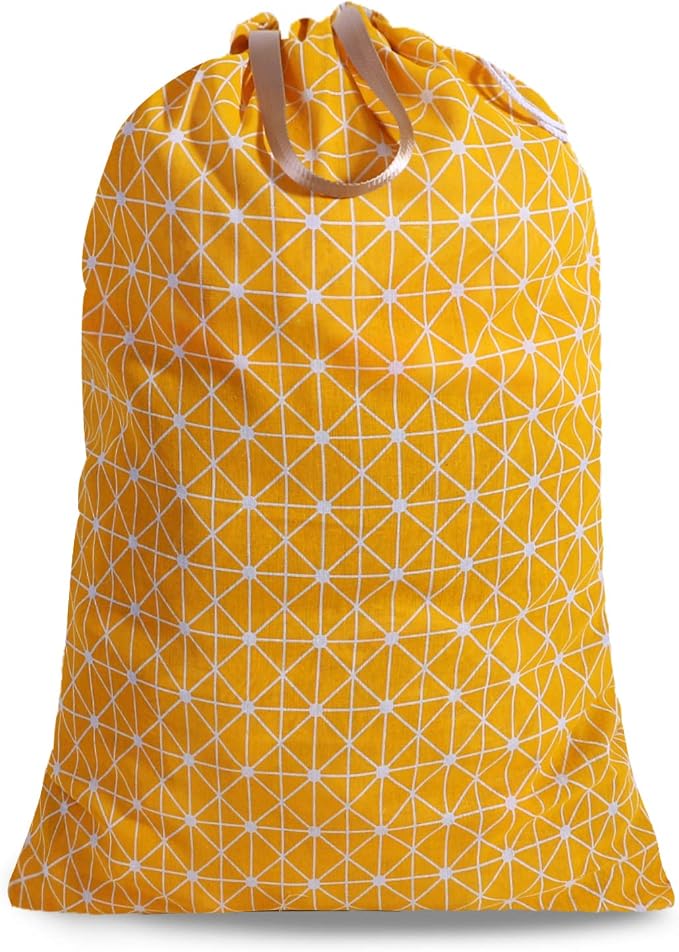 Extra Large Laundry Bag with Drawstring and Handle, Heavy Duty Travel Dirty by SANFERGE
