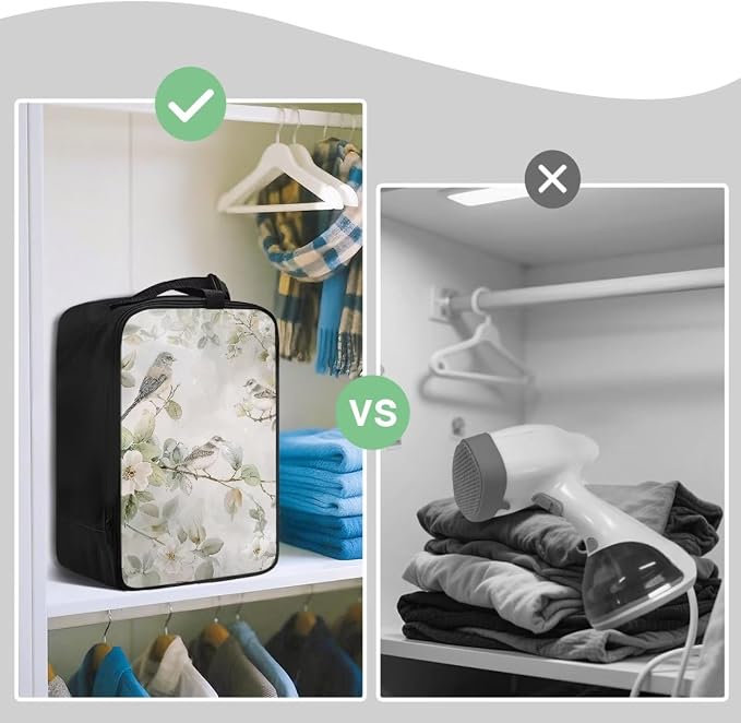 Bird Steam Iron Storage Bag Zippered Handheld Steamer Case Universal Fit - Image 4