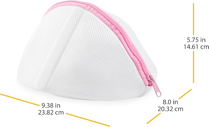 Whitmor Mesh Bra Wash Bag White - Image 3