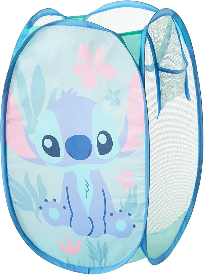 Disney Stitch Pop Up Hamper – Collapsible Laundry Basket by IdeaNuovaCharacterShop