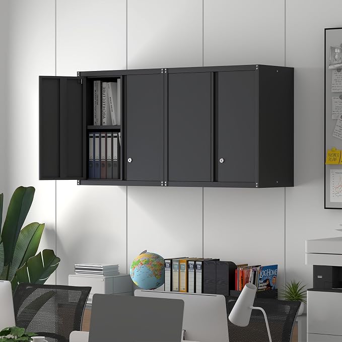 Metal Storage Cabinet, Garage Wall Cabinets - Image 5