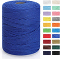 Macrame Cord 4mm x 328yd | 100% Natural Cotton Macrame Rope | 4 Strand Twisted by MacraBoho