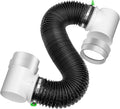 MOPHA 8FT Dryer Vent Hose for Tight Space, 90 Degree Dryer Vent Elbow by mopha
