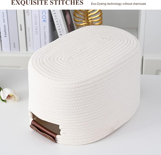 Cotton Rope Basket, Storage Baskets - Image 9