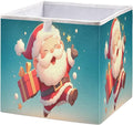 senya Large Storage Bins Pattern Santa Claus Christmas Collapsible Foldable by senya