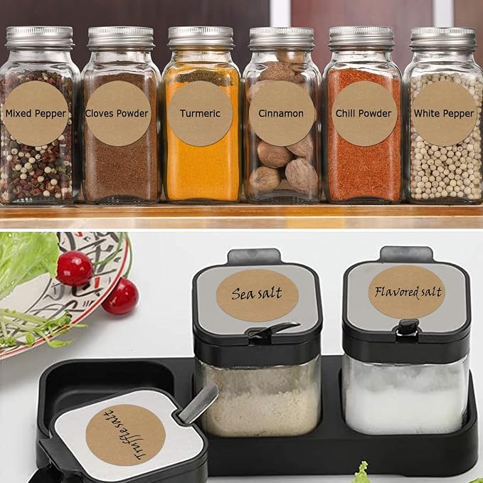 500 Pcs Jar Label Stickers Water Resistant Stickers Labels - Image 6