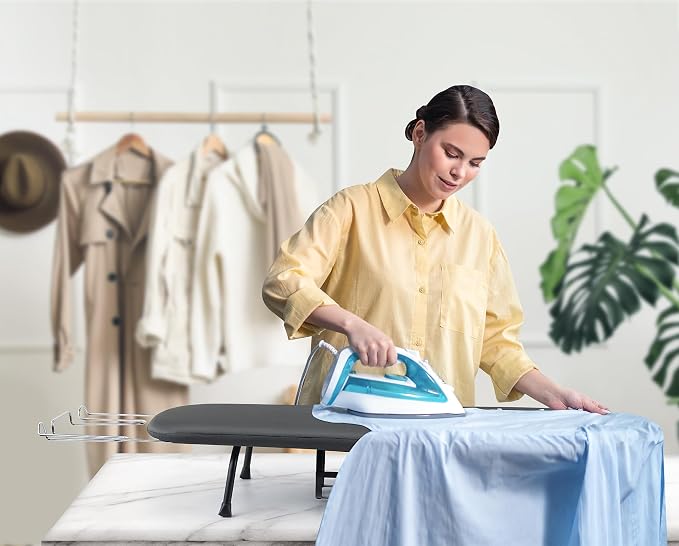 BiJun Small Ironing Board, Foldable Table Top Ompact Portable Mini Ironing - Image 3