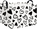Rectangular Valentines Day Gift Basket Empty, Heart Gift basket Organizer Bins by FXOCSHE