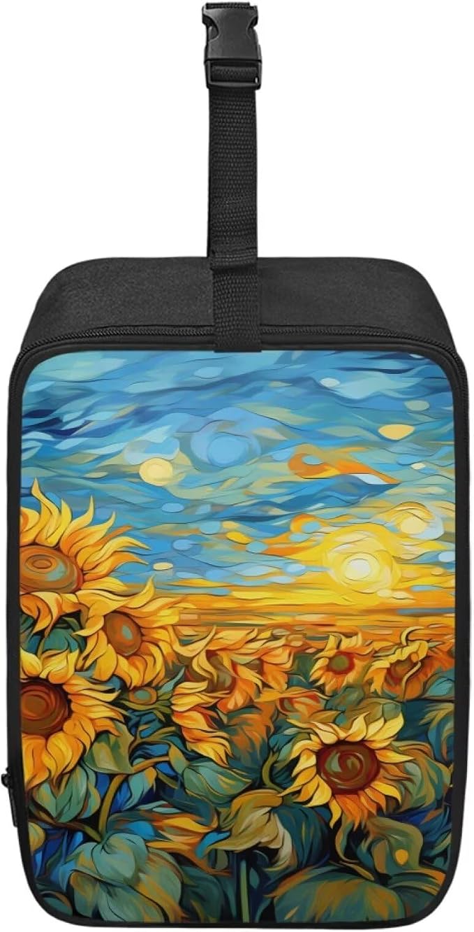 Sunflower Oil Painting Travel Steam Iron Storage Bag by YUVAMAGIMO