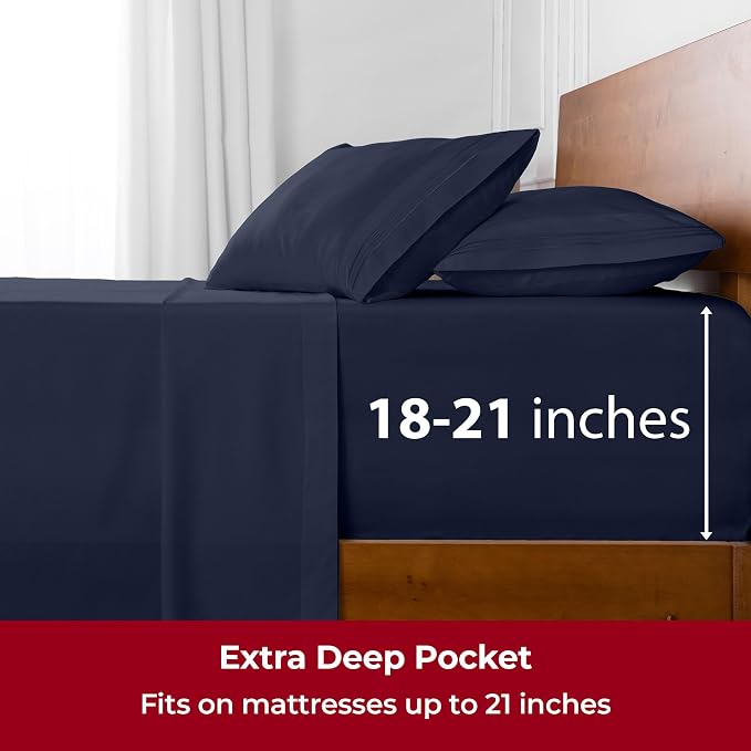 Mellanni Extra Deep Full Sheets - Image 6