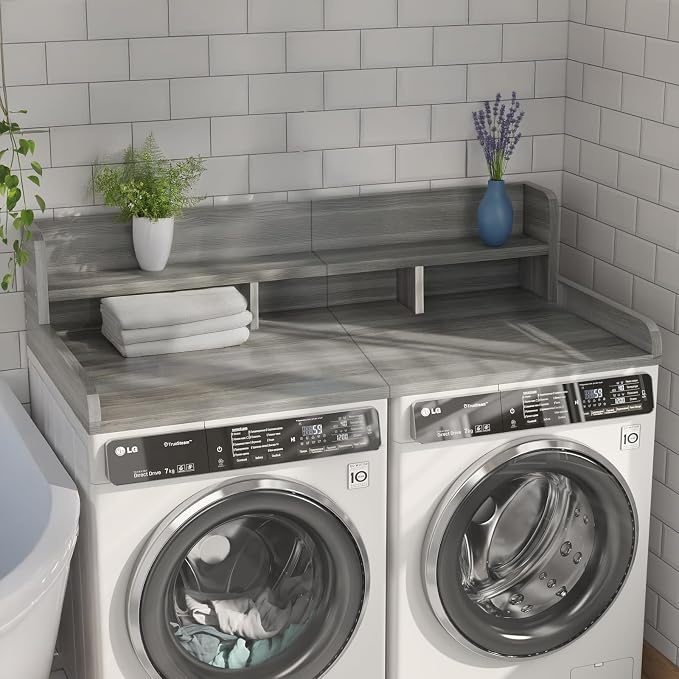 KEIKI Wooden Washer Dryer Countertop - Image 4