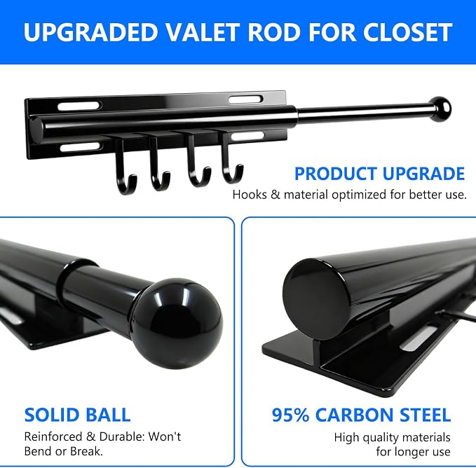 Valet Rod for Closets Pull Out - Image 3