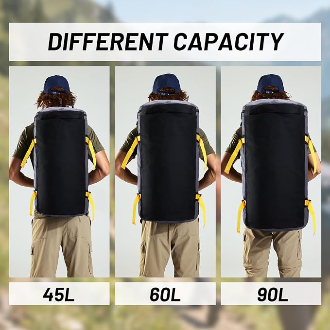 MIER Large Duffel Backpack Sports Gym Bag - Image 5