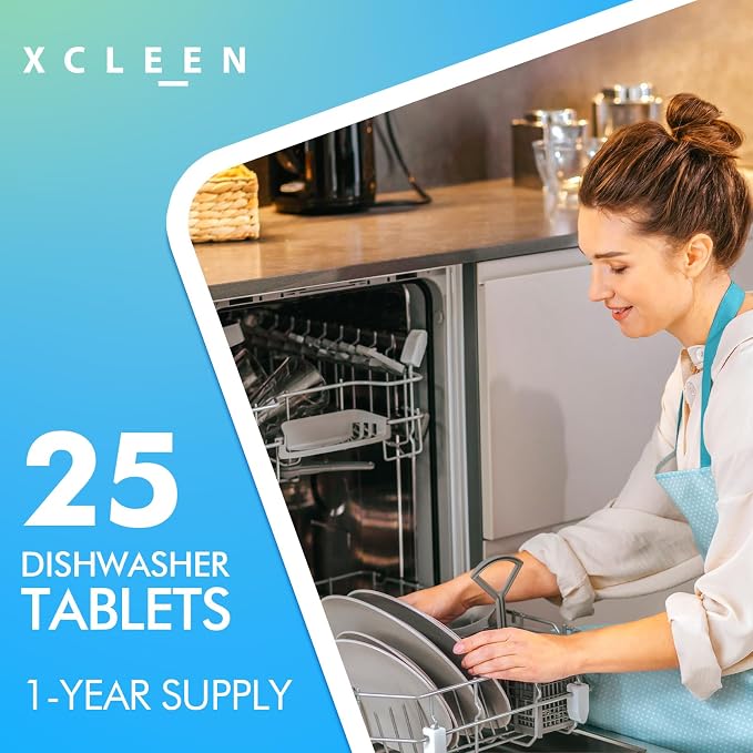 Dishwasher Cleaner and Deodorizer Tablet 25 Count, Deep Cleaning Tablet Helps - Image 6