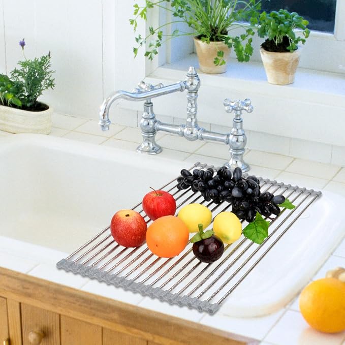 Hhyn Roll Up Dish Drying Rack 20.5" x 13.8" - Image 5