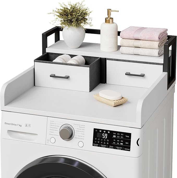2-Tier Washer Dryer Countertop Single by GAOMON