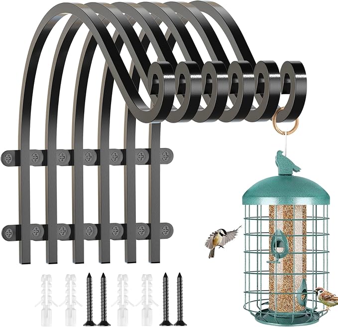 6Pack Heavy Duty Hanging Plant Hanger Hook by EPHECH