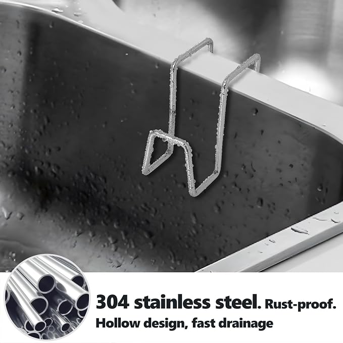 2 Pack Sponge Holder for Kitchen Sink - Image 4