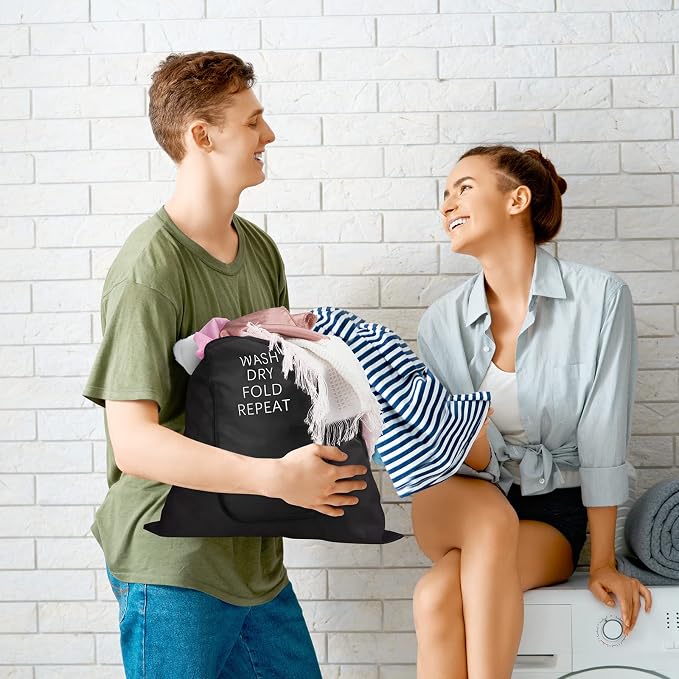 2 Pcs Travel Laundry Bag Washable Dirty Clothes Bag - Image 6
