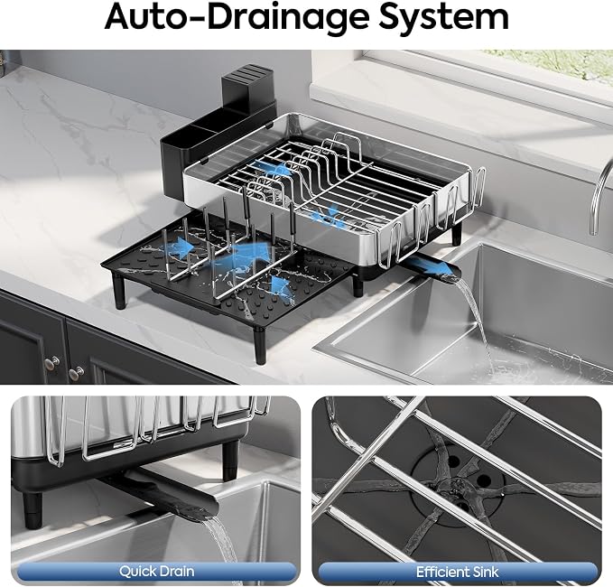 Dish Drying Rack for Kitchen Counter - Image 3