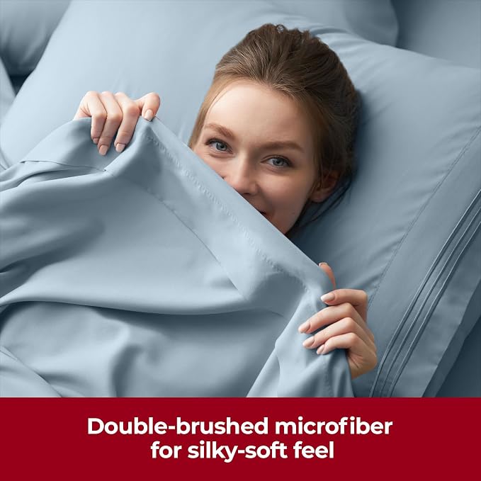 Mellanni Extra Deep Split King Sheets - Image 7