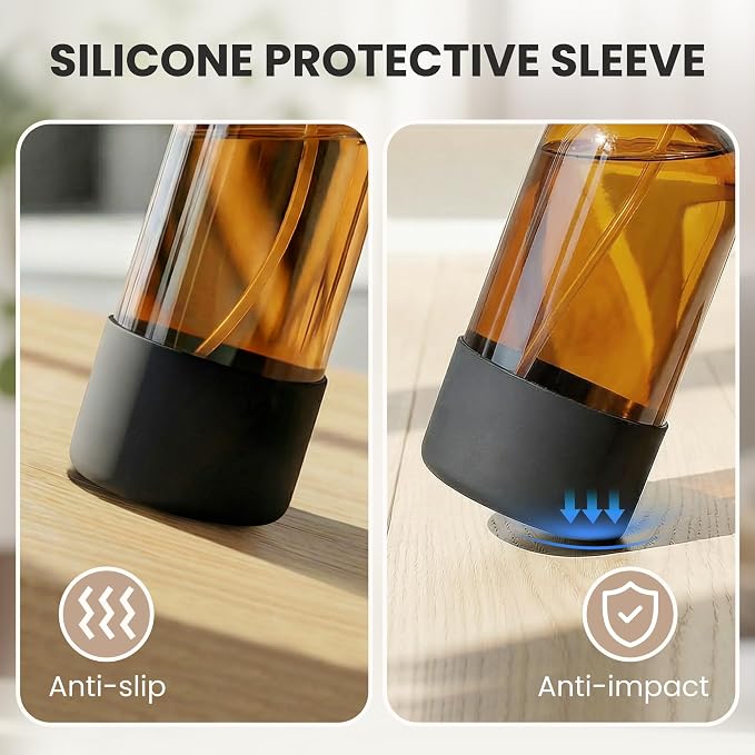 Veco Glass Spray Bottles 16 oz, 2 Pack – Refillable Empty Spray Bottles - Image 5