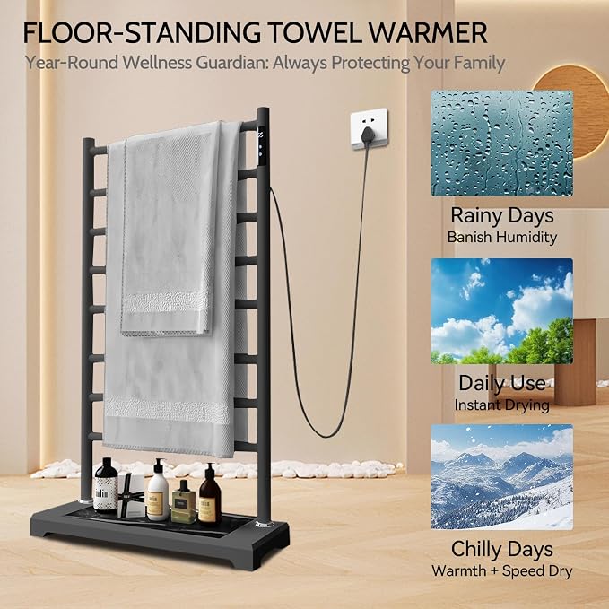 Freestanding Heated Towel Racks - Image 6