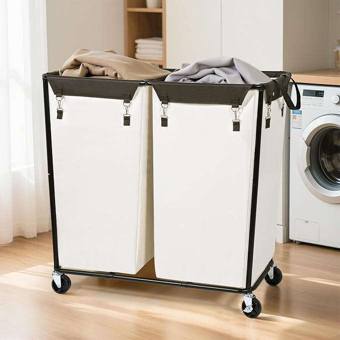 STO STO 280L Rolling Industrial Laundry Hamper - Image 2