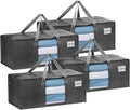 VENO 4 Pack Heavy Duty Moving Bags, Christmas Storage Bins by Veno