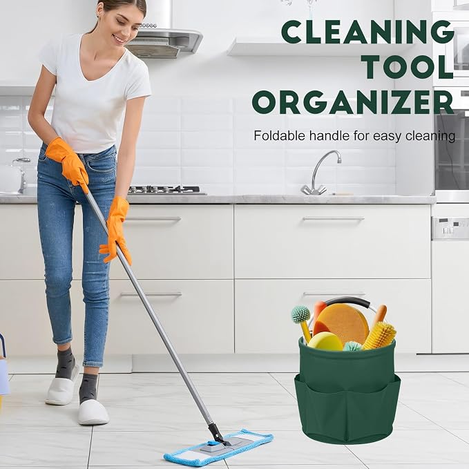 Cleaning Caddy for Cleaning Supplies, 17L Cleaning Supply Caddy - Image 3