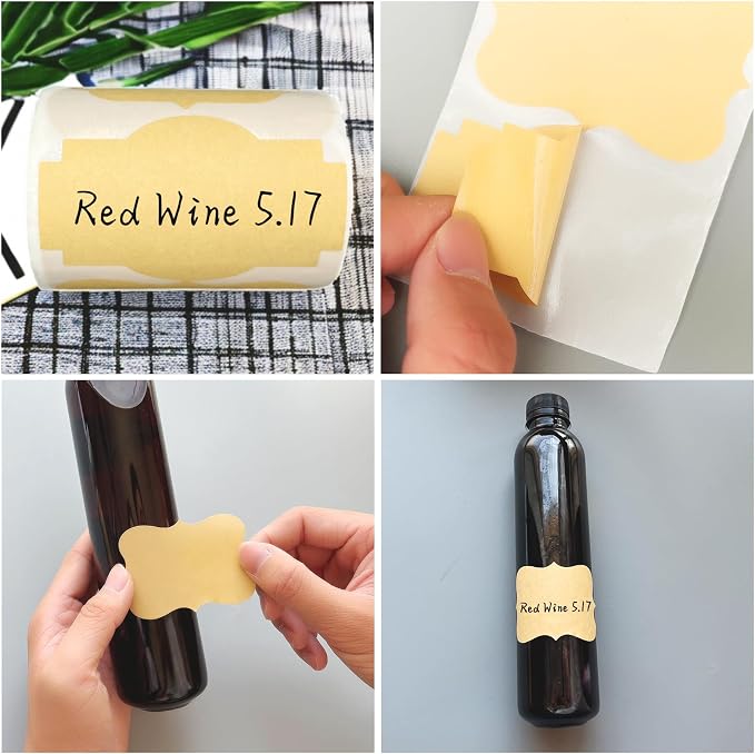 2" x 3" Kraft Paper Gift Labels Stickers, - Image 3
