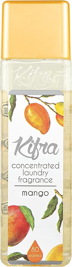 KIFRA MANGO Concentrated Laundry Fragrance 6.76 Fl Oz 200ml 80 Washing Cycles by KIFRA