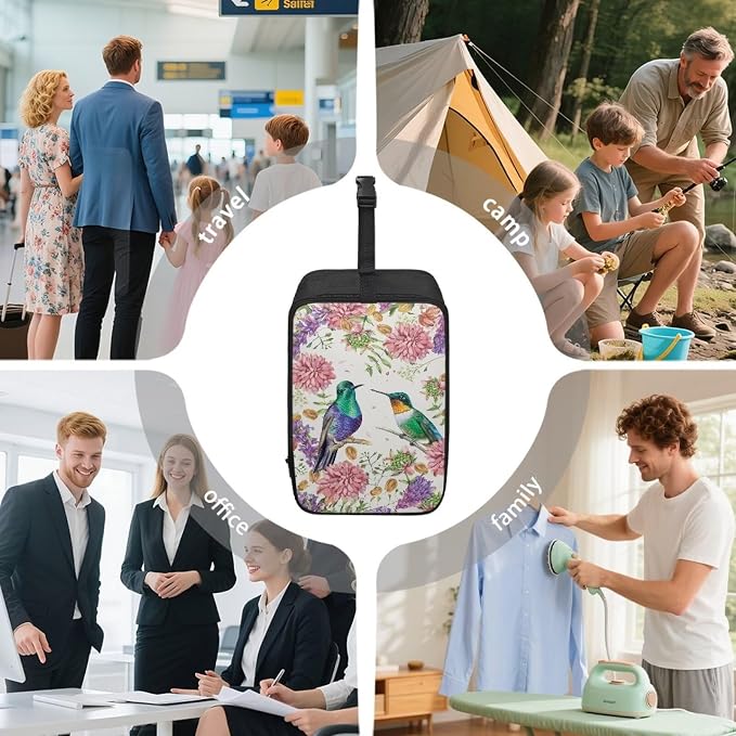 Floral Hummingbird Travel Iron Storage Bag - Image 6