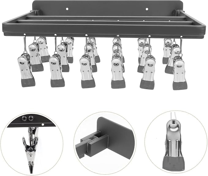 Multifunctional Wall-Mounted Laundry Hanger - Image 4