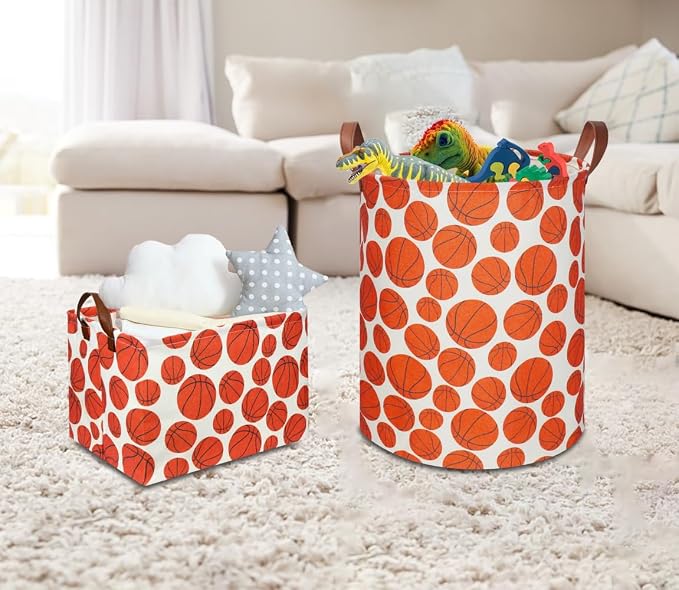 Kids Laundry Hamper, Baseball laundry Basket, Baby Boy Nursery Hamper, - Image 2
