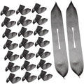 Alipis 30-Piece Non-Slip Foam Padded Hanger Covers by Alipis