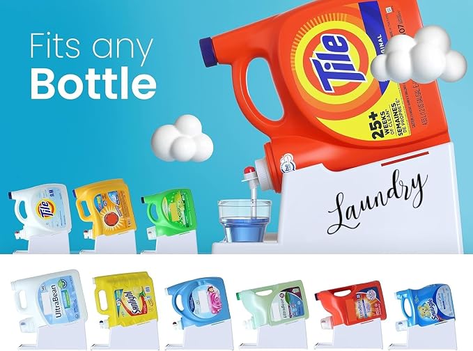 Skywin Laundry Detergent Holder Stand Organizer and Drip Tray - Image 6