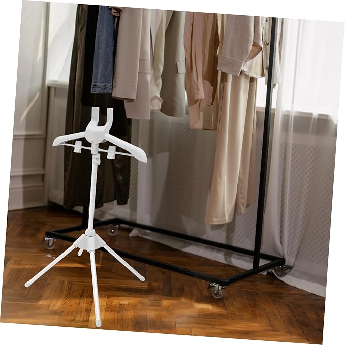 Clothes Drying Rack Garment Steamer Stand Hanger - Image 8