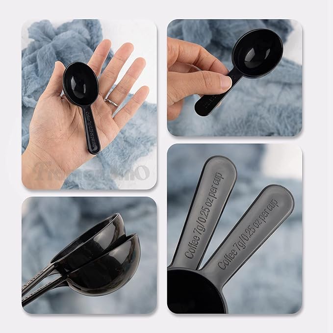 Framendino, 10 Pack Plastic Coffee Measuring Spoons Short Handle Scoops - Image 3
